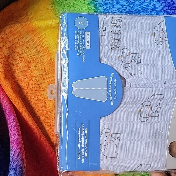 🆕️HALO ,,WEARABLE BLANKET COTTON MUSLIN Size :Small - Picture 2 of 9